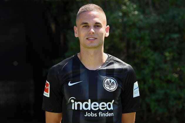 26.07.2018, xjhx, Fussball 1.Bundesliga, Eintracht Frankfurt Fototermin Saison 2018 2019, 1.BL, PortraÌˆttermin, Mijat Gacinovic (Eintracht Frankfurt) Frankfurt am Main