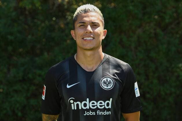 26.07.2018, xjhx, Fussball 1.Bundesliga, Eintracht Frankfurt Fototermin Saison 2018 2019, 1.BL, PortraÌˆttermin, Carlos Salcedo (Eintracht Frankfurt) Frankfurt am Main