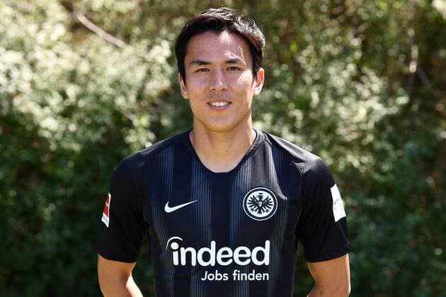 26.07.2018, xjhx, Fussball 1.Bundesliga, Eintracht Frankfurt Fototermin Saison 2018 2019, 1.BL, PortraÌˆttermin, Makoto Hasebe (Eintracht Frankfurt) Frankfurt am Main