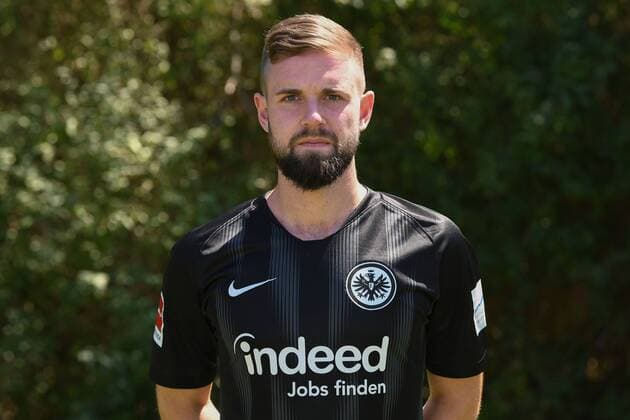 26.07.2018, xjhx, Fussball 1.Bundesliga, Eintracht Frankfurt Fototermin Saison 2018 2019, 1.BL, PortraÌˆttermin, Marc Stendera (Eintracht Frankfurt) Frankfurt am Main