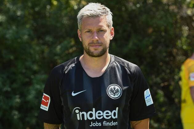 26.07.2018, xjhx, Fussball 1.Bundesliga, Eintracht Frankfurt Fototermin Saison 2018 2019, 1.BL, PortraÌˆttermin, Marco Russ (Eintracht Frankfurt) Frankfurt am Main