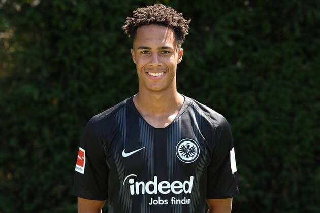 26.07.2018, xjhx, Fussball 1.Bundesliga, Eintracht Frankfurt Fototermin Saison 2018 2019, 1.BL, PortraÌˆttermin, Deji Beyreuther (Eintracht Frankfurt) Frankfurt am Main