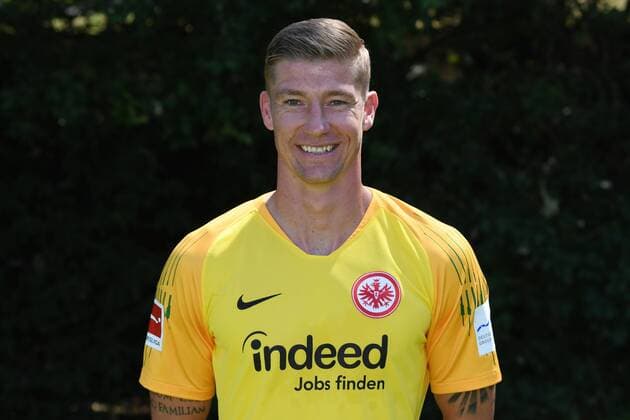 26.07.2018, xjhx, Fussball 1.Bundesliga, Eintracht Frankfurt Fototermin Saison 2018 2019, 1.BL, PortraÌˆttermin, Jan Zimmermann (Eintracht Frankfurt) Frankfurt am Main