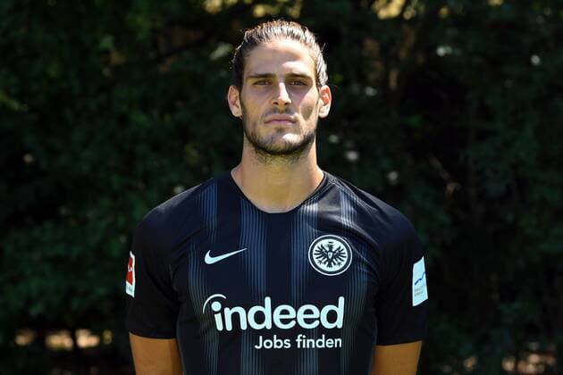 26.07.2018, xjhx, Fussball 1.Bundesliga, Eintracht Frankfurt Fototermin Saison 2018 2019, 1.BL, PortraÌˆttermin, Goncalo Paciencia (Eintracht Frankfurt) Frankfurt am Main