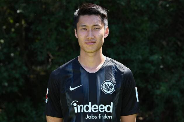 26.07.2018, xjhx, Fussball 1.Bundesliga, Eintracht Frankfurt Fototermin Saison 2018 2019, 1.BL, PortraÌˆttermin, Daichi Kamada (Eintracht Frankfurt) Frankfurt am Main