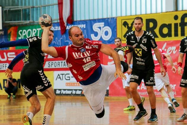 Rafael Baena Gonzalez ( 16, Bergischer HC) beim Wurf HSG REMUS Bärnbach Köflach vs Bergischer HC, Handball, Testspiel, 1. Bundesliga, 27.07.18 Köflach Lipizanerheimat Österreich Sporthalle Bärnbach