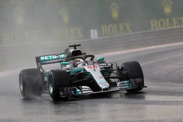 FORMULA 1 - Hungarian GP BUDAPEST,HUNGARY,28.JUL.18 - MOTORSPORTS, FORMULA 1 - Grand Prix of Hungary, Hungaroring, practice and qualifying. Image shows Lewis Hamilton (GBR Mercedes GP). GEPAxpictures xFritzxMueller
