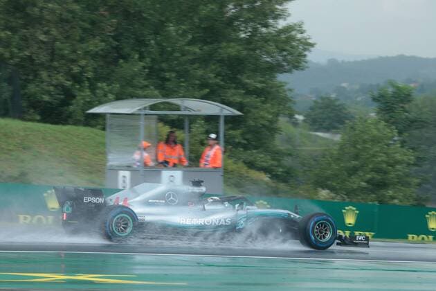 FORMULA 1 - Hungarian GP BUDAPEST,HUNGARY,28.JUL.18 - MOTORSPORTS, FORMULA 1 - Grand Prix of Hungary, Hungaroring, practice and qualifying. Image shows Lewis Hamilton (GBR Mercedes GP). GEPAxpictures xFritzxMueller