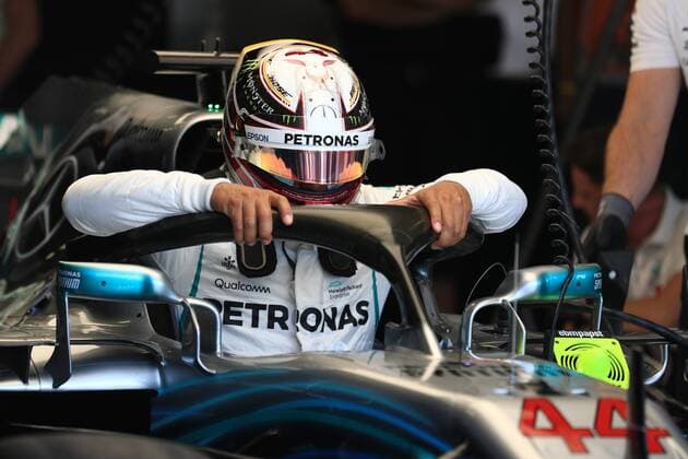28th July 2018, Hungaroring, Mogyorod, Hungary; Hungarian Formula One Grand Prix, qualification; Mercedes AMG Petronas Motorsport, Lewis Hamilton climbs in to qualify for pole  ActionPlus12051156 Octane