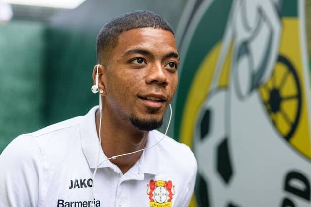 FC Fortuna Sittard vs Bayer 04 Leverkusen, Testspiel, Fussball Bundesliga, 28.07.2018 Benjamin Henrichs (Bayer 04 Leverkusen 39) beim Testspiel zwischen dem FC Fortuna Sittard und Bayer 04 Leverkusen am 28.07.2018, , Sittard Niederlande Fortuna-Stadion *** FC Fortuna Sittard vs Bayer 04 Leverkusen Friendly Match Bundesliga 28 07 2018 Benjamin Henrichs Bayer 04 Leverkusen 39 in the friendly match between FC Fortuna Sittard and Bayer 04 Leverkusen on 28 07 2018 Sittard Netherlands Fortuna Stadium