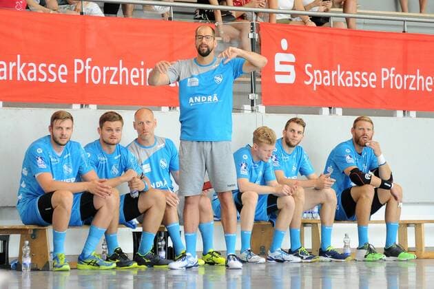 Juergen Schweikardt (TVB 1898 Stuttgart Trainer) Handball, Maenner, Vorbereitungsturnier, 54.Sparkassen-Cup,Altensteig,Spiel um Platz3, 29.07.2018, Foto:TBaur Eibner HC Erlangen vs. TVB 1898 Stuttgart Esslingen Copyright: xEIBNER TobiasxBaurx EP_TBR