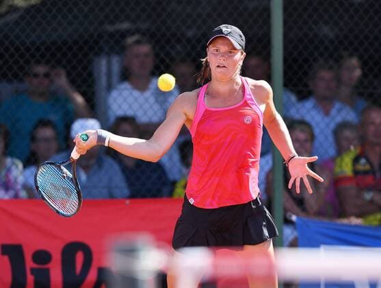 Tennis Frauen ITF Tour AHG BMW Cup Bildechingen 2018 29.07.2015 FINALE Katharina Gerlach (GER) Foto: Pressefoto ULMER Markus Ulmer xxNOxMODELxRELEASExx