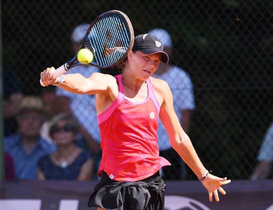 Sport Bilder des Tages Tennis Frauen ITF Tour AHG BMW Cup Bildechingen 2018 29.07.2015 FINALE Katharina Gerlach (GER) Foto: Pressefoto ULMER Markus Ulmer xxNOxMODELxRELEASExx