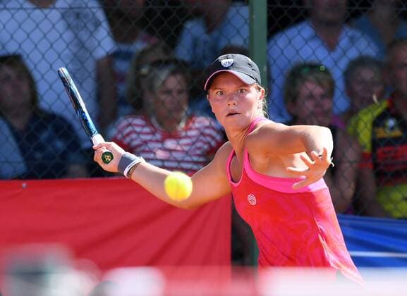 Tennis Frauen ITF Tour AHG BMW Cup Bildechingen 2018 29.07.2015 FINALE Katharina Gerlach (GER) Foto: Pressefoto ULMER Markus Ulmer xxNOxMODELxRELEASExx
