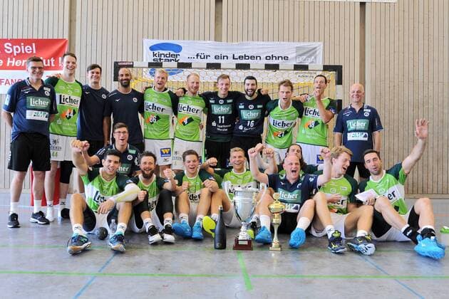 Siegerfoto HSG Wetzlar Handball, Maenner, Vorbereitungsturnier, 54.Sparkassen-Cup,Altensteig,Spiel um Finale, 29.07.2018, Foto:TBaur Eibner FrischAuf Goeppingen vs. HSG Wetzlar Esslingen Copyright: xEIBNER TobiasxBaurx EP_TBR