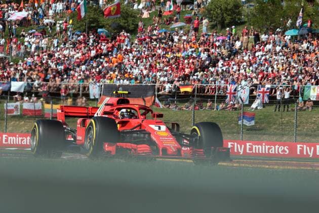 FORMULA 1 - Hungarian GP BUDAPEST,HUNGARY,29.JUL.18 - MOTORSPORTS, FORMULA 1 - Grand Prix of Hungary, Hungaroring. Image shows Kimi Raikkoenen (FIN Ferrari). GEPAxpictures xFritzxMueller