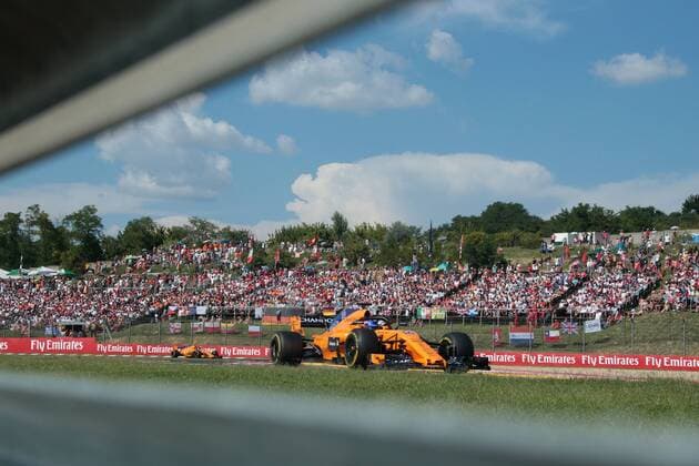FORMULA 1 - Hungarian GP BUDAPEST,HUNGARY,29.JUL.18 - MOTORSPORTS, FORMULA 1 - Grand Prix of Hungary, Hungaroring. Image shows Fernando Alonso (ESP McLaren). GEPAxpictures xFritzxMueller
