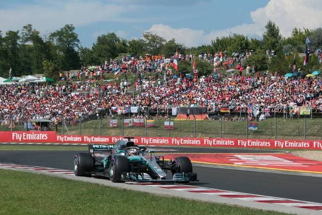 FORMULA 1 - Hungarian GP BUDAPEST,HUNGARY,29.JUL.18 - MOTORSPORTS, FORMULA 1 - Grand Prix of Hungary, Hungaroring. Image shows Lewis Hamilton (GBR Mercedes GP). GEPAxpictures xFritzxMueller