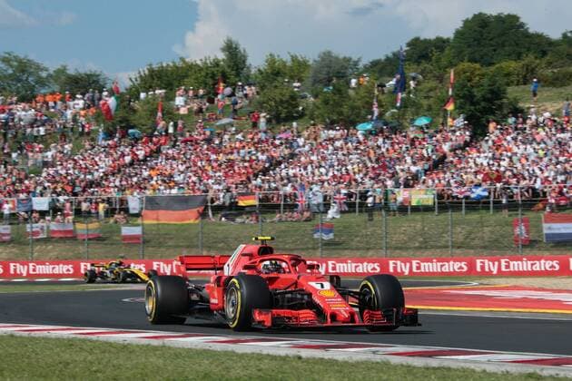 FORMULA 1 - Hungarian GP BUDAPEST,HUNGARY,29.JUL.18 - MOTORSPORTS, FORMULA 1 - Grand Prix of Hungary, Hungaroring. Image shows Kimi Raikkoenen (FIN Ferrari). GEPAxpictures xFritzxMueller