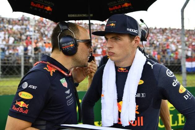 Motorsports: FIA Formula One World Championship WM Weltmeisterschaft 2018, Grand Prix of Hungary, 33 Max Verstappen (NLD, Aston Martin Red Bull Racing), Budapest Hungary