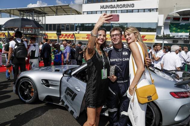 Motorsports: FIA Formula One World Championship WM Weltmeisterschaft 2018, Grand Prix of Hungary, Bernd Mayländer (GER, F1 Safety Car, Mercedes-AMG GT R) Budapest Hungary