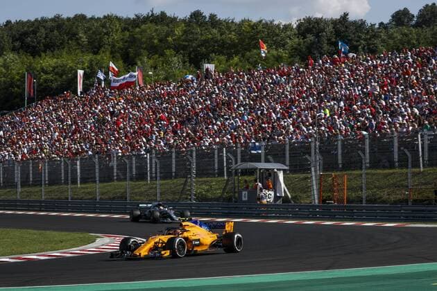 Motorsports: FIA Formula One World Championship WM Weltmeisterschaft 2018, Grand Prix of Hungary, 2 Stoffel Vandoorne (BEL, McLaren F1 Team), Budapest Hungary