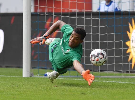 28.07.2018, Fussball GER, Schauinsland Reisen Cup der Traditionen, 1. Halbfinale, MSV Duisburg - AC Florenz, art Alban Lafont (AC Florenz)