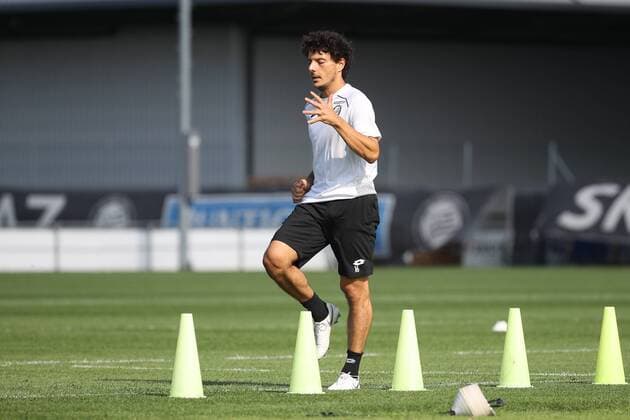 SOCCER - UEFA CL quali, Ajax vs Sturm GRAZ,AUSTRIA,31.JUL.18 - SOCCER - UEFA Champions League qualification, SK Sturm Graz vs AFC Ajax Amsterdam, preview, training Sturm. Image shows Philipp Hosiner (Sturm). GEPAxpictures xChristianxWalgram