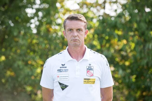 Erfurt , 010818 , Fussball Regionalliga FC Rot Weiss Erfurt , Portraittermin , Im Bild: Torwarttrainer Rene Twardzik