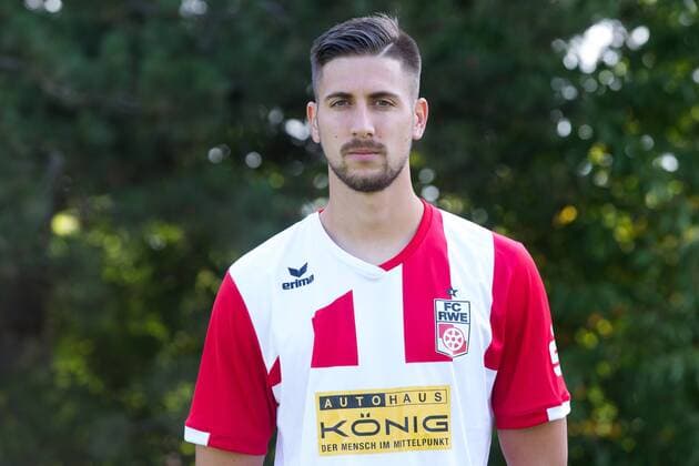 Erfurt , 010818 , Fussball Regionalliga FC Rot Weiss Erfurt , Portraittermin , Im Bild: Petar Lela