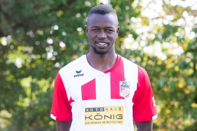 Erfurt , 010818 , Fussball Regionalliga FC Rot Weiss Erfurt , Portraittermin , Im Bild: Mame Mbar Diouf