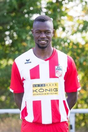 Erfurt , 010818 , Fussball Regionalliga FC Rot Weiss Erfurt , Portraittermin , Im Bild: Mame Mbar Diouf