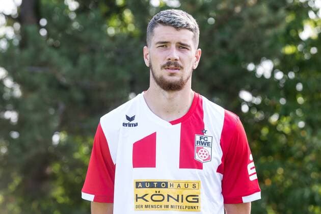 Erfurt , 010818 , Fussball Regionalliga FC Rot Weiss Erfurt , Portraittermin , Im Bild: Quentin Fouley