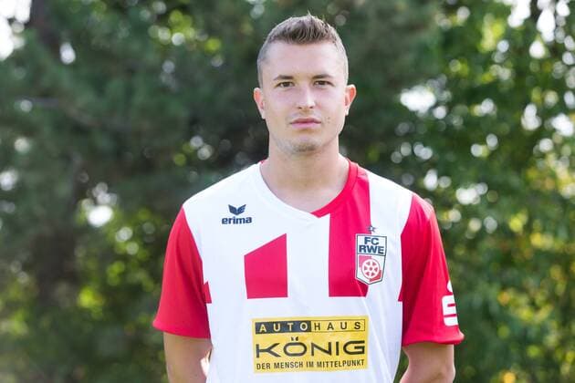 Erfurt , 010818 , Fussball Regionalliga FC Rot Weiss Erfurt , Portraittermin , Im Bild: Daniel Rechberger