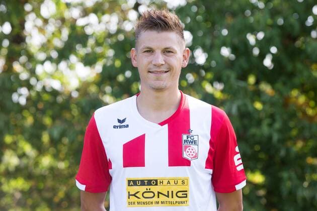 Erfurt , 010818 , Fussball Regionalliga FC Rot Weiss Erfurt , Portraittermin , Im Bild: Marcel Kaffenberger