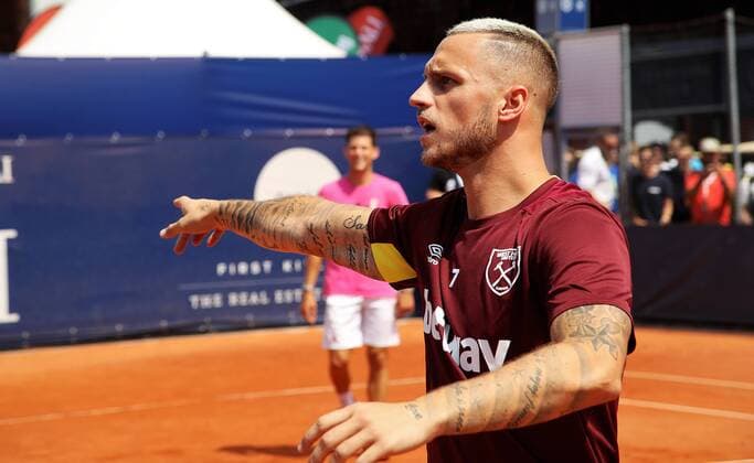 TENNIS - ATP Tennis Herren Generali Open 2018 KITZBUEHEL,AUSTRIA,01.AUG.18 - TENNIS - ATP World Tour, Generali Open. Image shows Marko Arnautovic. GEPAxpictures xMatthiasxHauer
