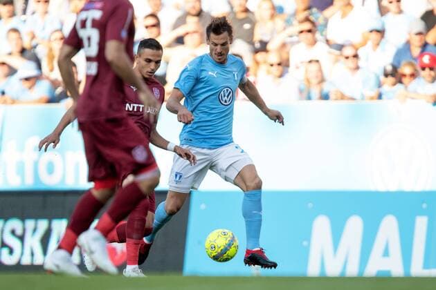180801 Markus Rosenberg of Malmö FF during the UEFA Champions League qualifying match between Malmö FF and Cluj on August 1, 2018 in Malmö. Photo: Mathilda Ahlberg BILDBYRAN Cop 178 Copyright: MATHILDAxAHLBERG BB180801MA002