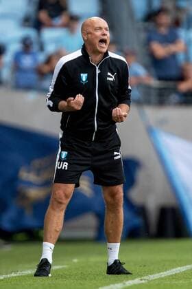 180801 head coach Uwe Rösler of Malmö FF during the UEFA Champions League qualifying match between Malmö FF and Cluj on August 1, 2018 in Malmö. Photo: Mathilda Ahlberg BILDBYRAN Cop 178 Copyright: MATHILDAxAHLBERG BB180801MA012