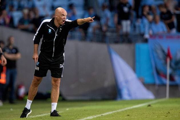 180801 head coach Uwe Rösler of Malmö FF during the UEFA Champions League qualifying match between Malmö FF and Cluj on August 1, 2018 in Malmö. Photo: Mathilda Ahlberg BILDBYRAN Cop 178 Copyright: MATHILDAxAHLBERG BB180801MA038