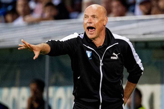 180801 Head coach Uwe Rösler of Malmö FF during the UEFA Champions League qualifying match between Malmö FF and Cluj on August 1, 2018 in Malmö. Photo: Ludvig Thunman BILDBYRN kod LT 35511 Copyright: LUDVIGxTHUNMAN BB180801LT116