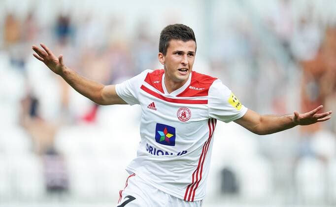 2018.08.02 Myjawa Pilka nozna UEFA Liga Europy Eliminacje Sezon 2018 2019 AS Trencin - Gornik Zabrze N z bramka gol radosc Hamza Catakovic Foto Press Focus NEWSPIX.PL 2018.08.02 Myjawa Football UEFA Europa League Season 2018 2019 AS Trencin - Gornik Zabrze bramka gol radosc Hamza Catakovic Credit: Press Focus --- Newspix.pl  20180802PF_PF027
