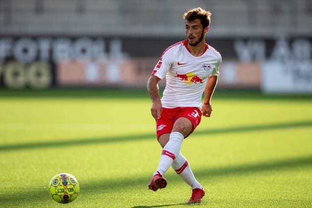 180802 Marcelo Saracchi of Leipzig during the UEFA Europa League qualifying match between Häcken and RB Leipzig on August 2, 2018 in Gothenburg. Copyright: MICHAELxERICHSEN BB180802MI026