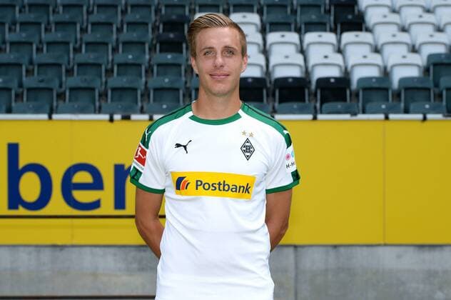 Fußball, Borussia Mönchengladbach Porträttermin Patrick Herrmann; VfL Borussia Mönchengladbach; 1. BL, 2018 2019