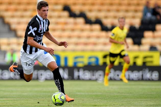 SOCCER - UEFA EL quali, Lillestroem vs LASK LILLESTROEM,NORWAY,02.AUG.18 - SOCCER - UEFA Europa League qualification, Lillestroem SK vs LASK Linz. Image shows Florian Jamnig (LASK). GEPAxpictures xFlorianxErtl