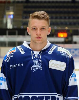 Iserlohn, Deutschland, 03.08.2018, DEL, Pressetermin Porträt Porträttermin Spielerportraits, Iserlohn Roosters , Lean Bergmann (Iserlohn) ( DeFodi521