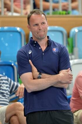 Handball, Herren, Saison 2018 19, Mini-Turniner in der MBS-Arena, Japan - 1. VfL Potsdam, Cheftrainer Dagur Sigurdsson (Japan), 03.08.18, Copyright: xMichaelxHundtx xMatthiasxKochx