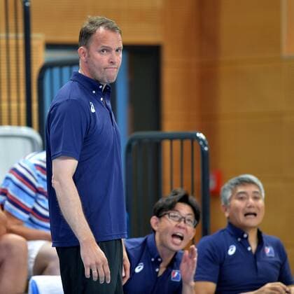 Handball, Herren, Saison 2018 19, Mini-Turniner in der MBS-Arena, Japan - 1. VfL Potsdam, Cheftrainer Dagur Sigurdsson (Japan), 03.08.18, Copyright: xMichaelxHundtx xMatthiasxKochx