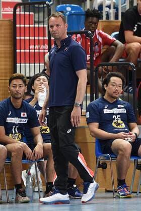 Handball, Herren, Saison 2018 19, Mini-Turniner in der MBS-Arena, Füchse Berlin - Japan, Cheftrainer Dagur Sigurdsson (Japan), 03.08.18, Copyright: xMichaelxHundtx xMatthiasxKochx