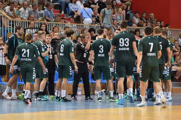 Handball, Herren, Saison 2018 19, Mini-Turniner in der MBS-Arena, Füchse Berlin - Japan, Cheftrainer Velimir Petkovic (Füchse Berlin) bei einer Auszeit, 03.08.18, Copyright: xMichaelxHundtx xMatthiasxKochx