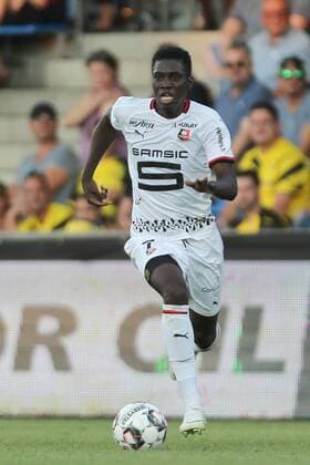 Ismaila Sarr (Rennes) mit Ball beim Spiel Borussia Dortmund vs. FC Stade Rannes, Fussball, Testspiel, 03.08.2018 Borussia Dortmund vs. FC Stade Rannes, Fussball, Testspiel, 03.08.2018 Altach Copyright: xEIBNER MarioxHommesx EP_MHS